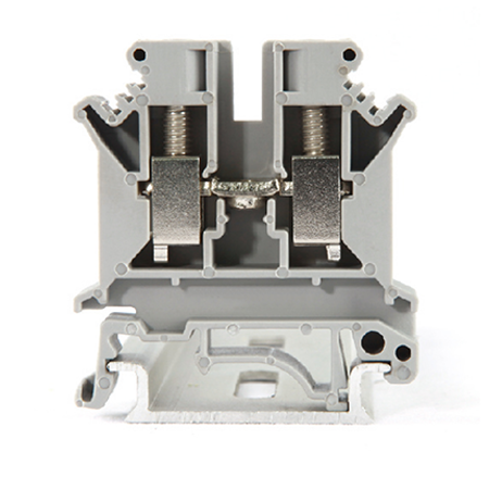 Визуальный вид Клеммная колодка винтовая серая Leipole JUK10N - дополнительное фото