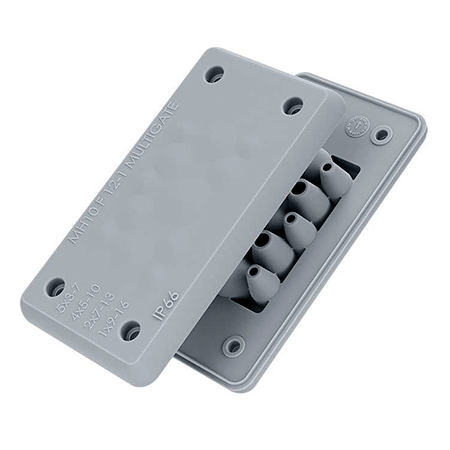 Визуальный вид Пластина ввода кабеля Leipole MH10 F 12-1 - дополнительное фото