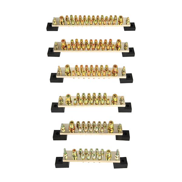 Визуальный вид Шина заземления Leipole A5x25-13 шпилек - дополнительное фото