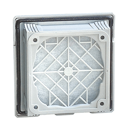 Визуальный вид Решетка вентиляционная с фильтром 111.2x111.2мм Leipole FKL5521.300 - фото 1