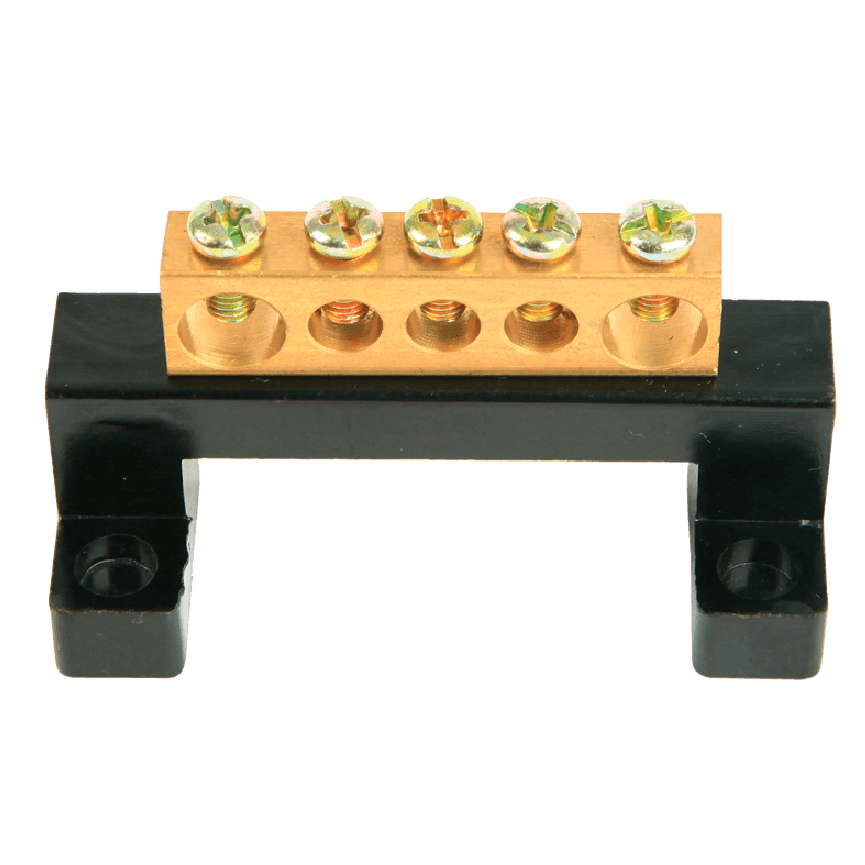 Визуальный вид Шина заземления Leipole F9x14-7 шпилек - дополнительное фото