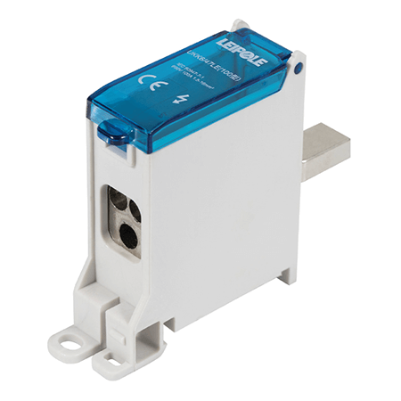 Визуальный вид Распределительный блок на DIN-рейку Leipole UKK6/47LE/3x10 один вход/три выхода - дополнительное фото