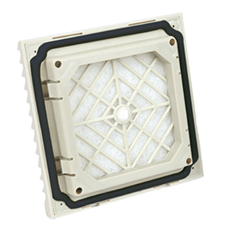 Визуальный вид Решетка вентиляционная с фильтром 250х250мм Leipole FKL6622.300 - фото 1